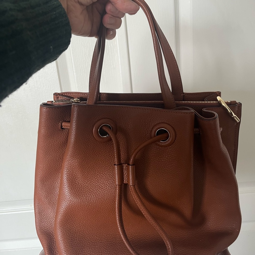 Cole Haan Tan Leather Shoulder Bag